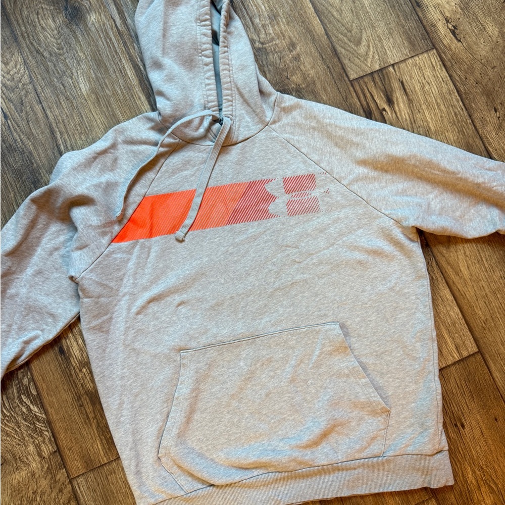Under Armour Gray and Orange Men's Sweater